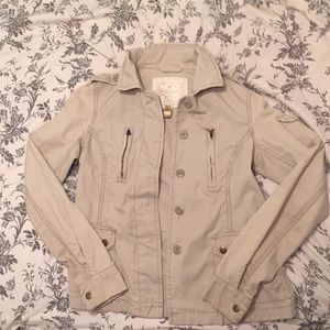 Khaki American Eagle Military Jacket